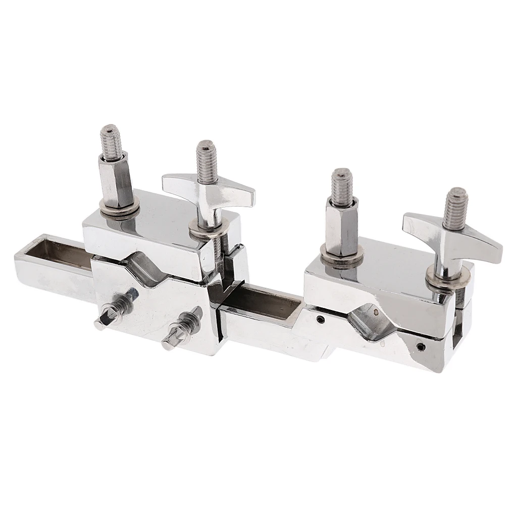 Multi Double Open Clamp Mount Holder Percussion Instrument Parts for Cymbals 19.5x3.3x8.5cm Multi Double Open Clamp Mount Holder Percussion Instrument Parts for Cymbals 19.5x3.3x8.5cm