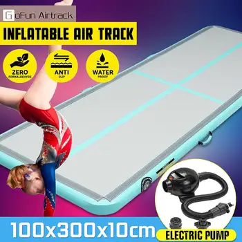 118" x 39" x 4" Inflatable Gymnastics Mat Air Track Tumbling Floor Mat for Taekwondo, Water Floating, Camping Training Home Use
118" x 39" x 4" Inflatable Gymnastics Mat Air Track Tumbling Floor Mat for Taekwondo, Water Floating, Camping Training Home Use