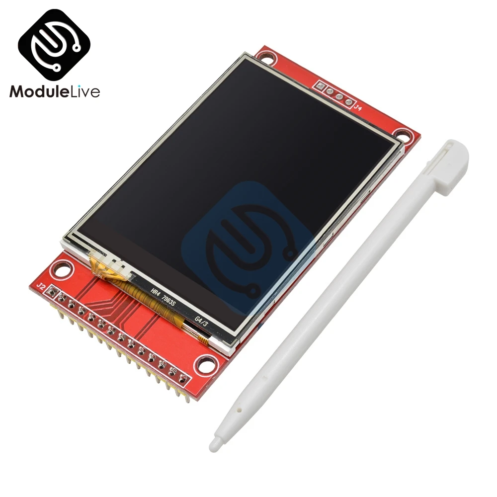 3 V 240x320 2 4 "SPI TFT LCD Сенсорная панель Серийный порт модуль с PBC ILI9341 Новинка|Детали и