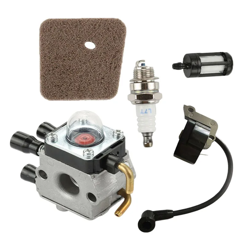 Carburetor Kit Ignition Coil Tool Parts Accessories For Stihl FS38 FS55 FS55R FC55 FS45 FS45C FS46
Carburetor Kit Ignition Coil Tool Parts Accessories For Stihl FS38 FS55 FS55R FC55 FS45 FS45C FS46