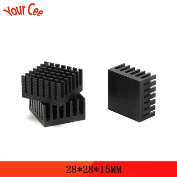 5 pcs 28*28*15mm Heatsink Cooling Fin Radiator Aluminum Cooler Heat Sink for LED, Power IC Transistor, Module PBC 28X28X15mm
5 pcs 28*28*15mm Heatsink Cooling Fin Radiator Aluminum Cooler Heat Sink for LED, Power IC Transistor, Module PBC 28X28X15mm