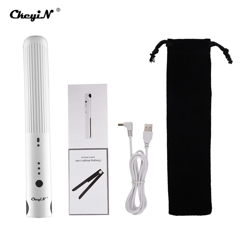 Portable Cordless Hair Straightener Mini Size Curler Hair Flat Iron Plates Adjustable Temperature USB Rechargeable Curling Wand
Portable Cordless Hair Straightener Mini Size Curler Hair Flat Iron Plates Adjustable Temperature USB Rechargeable Curling Wand