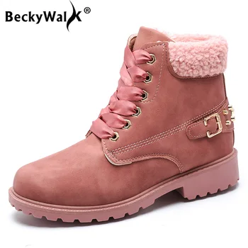 Size 36-43 Fashion Martin Boots Women Winter Shoes with Rivets Lace-up Waterproof Women Snow Boots Warm Ankle Boots WSH3716
Size 36-43 Fashion Martin Boots Women Winter Shoes with Rivets Lace-up Waterproof Women Snow Boots Warm Ankle Boots WSH3716