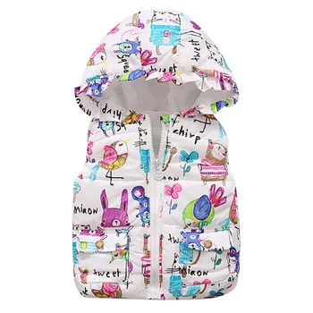 CYSINCOS 2020 Spring Girls Vests Children's Cotton Winter Warm Vest Baby Girls Hooded Waistcoat Girls Print Vest Outerwear
CYSINCOS 2020 Spring Girls Vests Children's Cotton Winter Warm Vest Baby Girls Hooded Waistcoat Girls Print Vest Outerwear