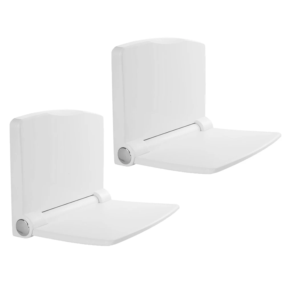 2pcs White Wall Mounted Shower Chair - ABS Material Folding Shower Seats - Heavy Duty & Damp Proof
2pcs White Wall Mounted Shower Chair - ABS Material Folding Shower Seats - Heavy Duty & Damp Proof
