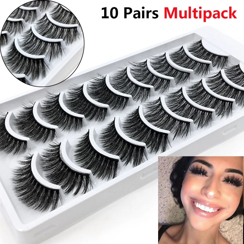 10 Pairs 5D Real Mink Hair False Eyelashes Wispy Fluffy Natural Mink Lashes Extension Handmade Eyelash Mixed Style
10 Pairs 5D Real Mink Hair False Eyelashes Wispy Fluffy Natural Mink Lashes Extension Handmade Eyelash Mixed Style