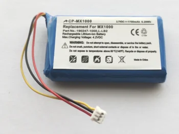 3.7V 1700mAh Li-ion Battery for Logitech M-RAG97, MX1000 Wireless Mouse Rechargeable Accumulator Replacement L-LB2, 190247-1000
3.7V 1700mAh Li-ion Battery for Logitech M-RAG97, MX1000 Wireless Mouse Rechargeable Accumulator Replacement L-LB2, 190247-1000