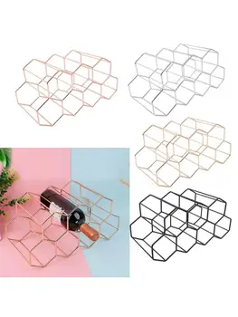 Modern Metal Honeycomb Wine Rack Wine Bottle Storage Beehive Tabletop Wine Rack 83XF
Modern Metal Honeycomb Wine Rack Wine Bottle Storage Beehive Tabletop Wine Rack 83XF