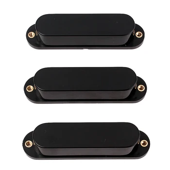 3pcs Pickup Cover Plastic Single Coil Sealed Black Pickup Cover For Bass Guitar Pickup Accessories 
3pcs Pickup Cover Plastic Single Coil Sealed Black Pickup Cover For Bass Guitar Pickup Accessories
