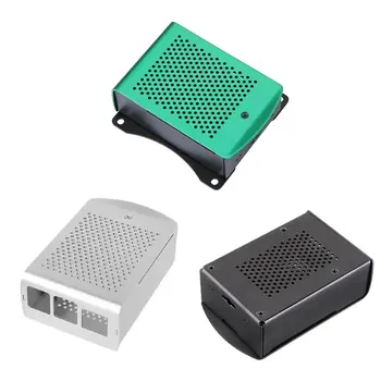 Housing Aluminum Alloy Case Dual Mounting Plate Protective Shell Metal Enclosure fit for Raspberry Pi 4 Model B
Housing Aluminum Alloy Case Dual Mounting Plate Protective Shell Metal Enclosure fit for Raspberry Pi 4 Model B