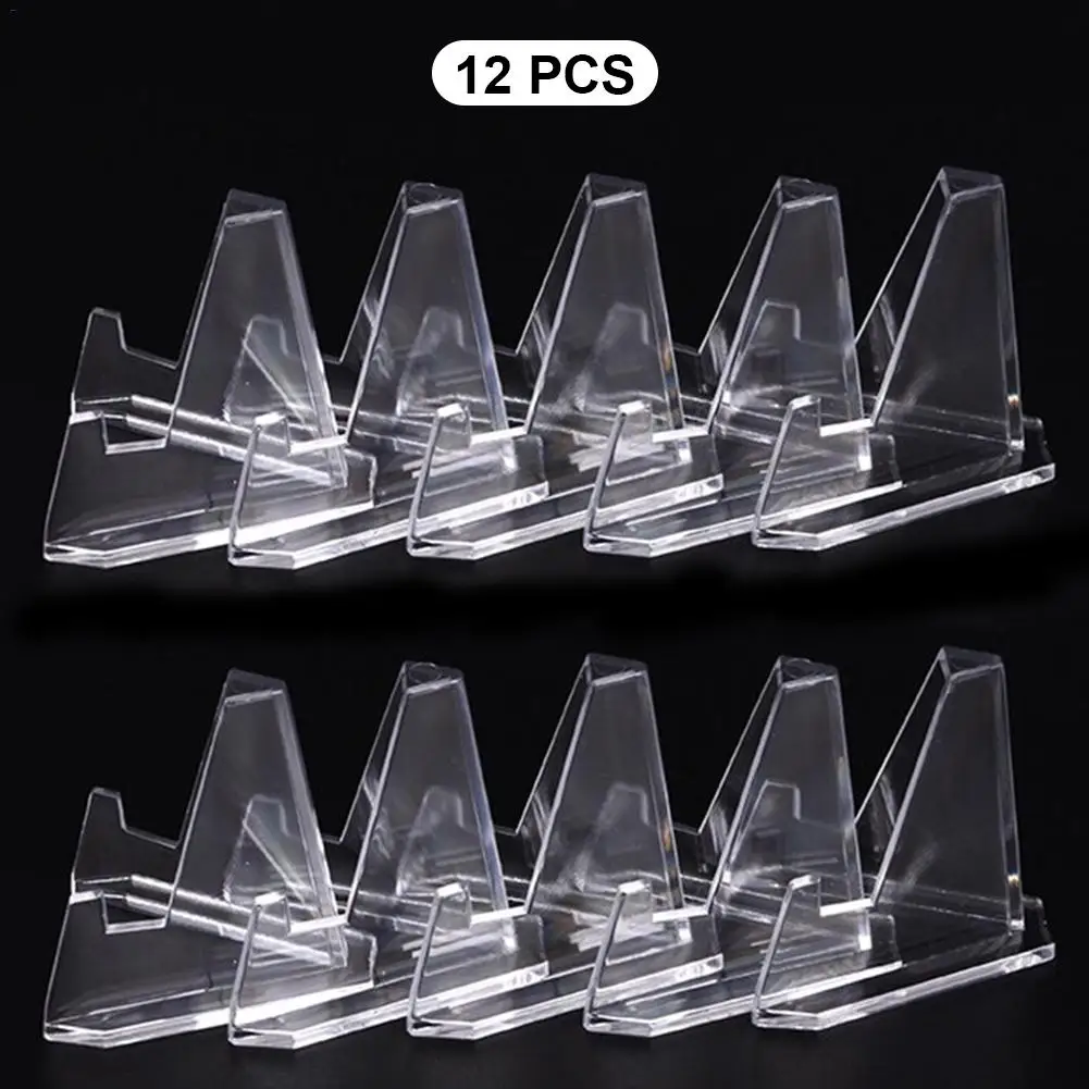 12pcs Acrylic Transparent Display Stands Mini Display Easel Holder For Displaying Pocket Watches Capsules Challenge Medal 2.36in
12pcs Acrylic Transparent Display Stands Mini Display Easel Holder For Displaying Pocket Watches Capsules Challenge Medal 2.36in