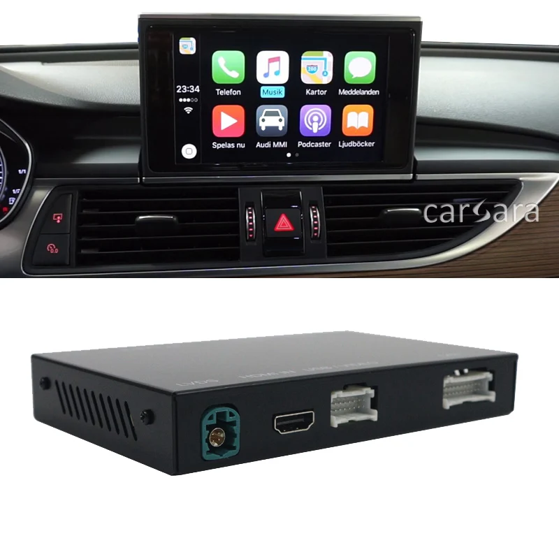 Приложение carplay 2012-2018 S6 / S7 C7 с MMI 3G iphone автомобильное воспроизведение android