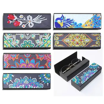 DIY Diamond Pinting PU Leather Eye Glasses Storage Box Sunglasses Organizer Case Diamond Embroidery Storage Box For Glasses
DIY Diamond Pinting PU Leather Eye Glasses Storage Box Sunglasses Organizer Case Diamond Embroidery Storage Box For Glasses