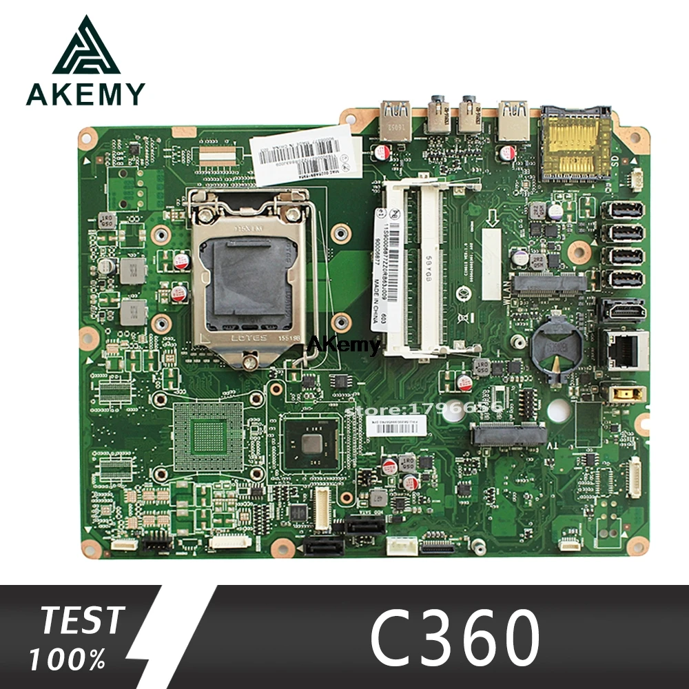 Original New For Lenovo AIO C360 C460 PC Motherboard CIH81S MB-6050A2571501Mainboard 90005431 90004543 LGA 1155
Original New For Lenovo AIO C360 C460 PC Motherboard CIH81S MB-6050A2571501Mainboard 90005431 90004543 LGA 1155