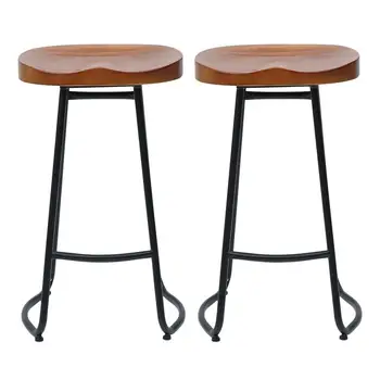 (From ES) 2 PCS 70cm Pub Bar Stool Backless Barstool Vintage Rustic Design Kitchen Wooden Stool Industrial Style Home Furniture
(From ES) 2 PCS 70cm Pub Bar Stool Backless Barstool Vintage Rustic Design Kitchen Wooden Stool Industrial Style Home Furniture