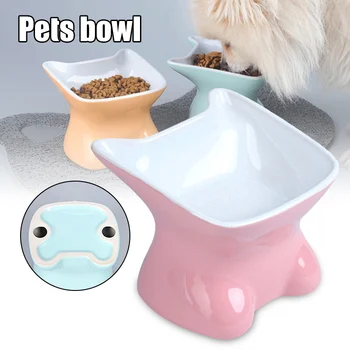 Newest Cute Ceramic Cat Water Food Big Head Bowl Tilt Angle for Cat's Spine Protection
Newest Cute Ceramic Cat Water Food Big Head Bowl Tilt Angle for Cat's Spine Protection