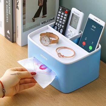 Convenient Desktop Tissue Box Home Living Room Desktop Napkin Boxes Holder Storage Box Multifunction Sundries Storage Box
Convenient Desktop Tissue Box Home Living Room Desktop Napkin Boxes Holder Storage Box Multifunction Sundries Storage Box
