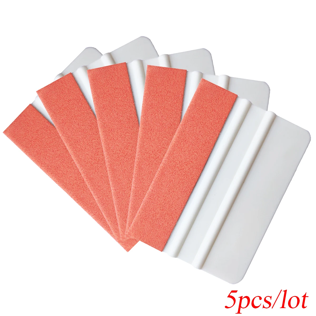 5PCS Professional Soft White Car Wrapping Tools Squeegee Car Vinyl Wrap Application Window Tint Film Install Tools 5A51
5PCS Professional Soft White Car Wrapping Tools Squeegee Car Vinyl Wrap Application Window Tint Film Install Tools 5A51