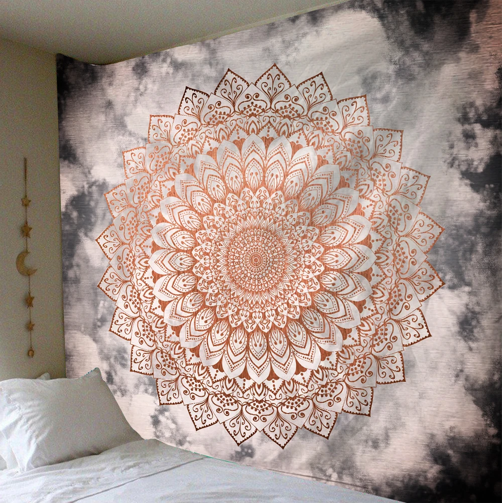 بساط حائط ماندالا سجاد معلق على الحائط بساط جداري سماوي أبيض وأسود شمس وقمر سجاد حائط هبي ديكور المسكن سيكاديليك Tapestry Zawem بساط حائط ماندالا سجاد معلق على الحائط بساط جداري سماوي أبيض وأسود شمس وقمر سجاد حائط هبي ديكور المسكن سيكاديليك Tapestry Zawem