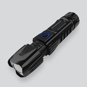 High Quality Lamp Flashlight Waterproof Strong LED Aluminum Alloy Black Rechargeable Strong Light Flashlight
High Quality Lamp Flashlight Waterproof Strong LED Aluminum Alloy Black Rechargeable Strong Light Flashlight