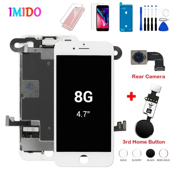 Full Assembly LCD for iPhone 8 Display Replacement 3D Touch Screen Digitizer Front Camera Earpiece 3rd Home Button Rear Camera
Full Assembly LCD for iPhone 8 Display Replacement 3D Touch Screen Digitizer Front Camera Earpiece 3rd Home Button Rear Camera