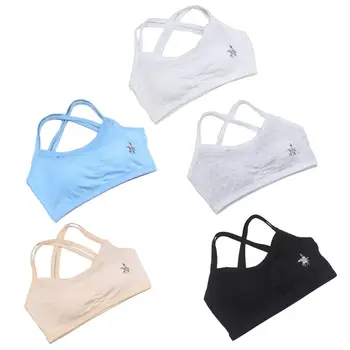 1pc Cotton Baby Girls Bras Solid Color Young Girls Underwear Sport Wireless Small Training Puberty Bras Undergarment Clothes
1pc Cotton Baby Girls Bras Solid Color Young Girls Underwear Sport Wireless Small Training Puberty Bras Undergarment Clothes