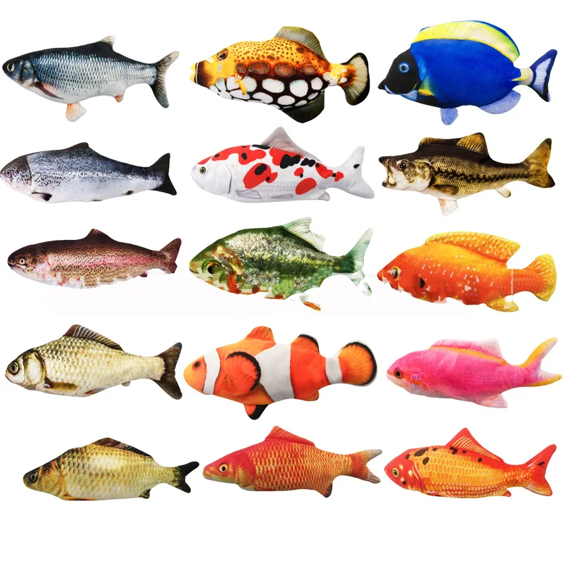 28CM Electronic Pet Cat Toy Electric USB Charging Simulation Fish Toys for Dog Cat Chewing Playing Biting Supplies Dropshiping
28CM Electronic Pet Cat Toy Electric USB Charging Simulation Fish Toys for Dog Cat Chewing Playing Biting Supplies Dropshiping