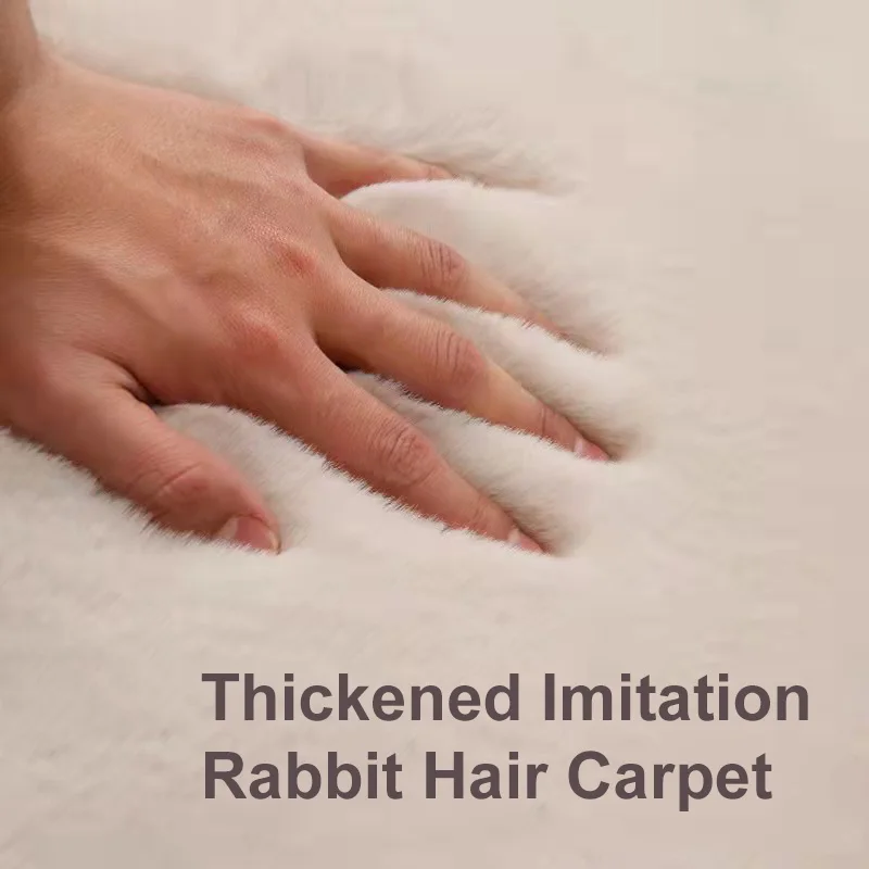Faux Rabbit Hair Fur Carpet Super Soft Fluffy Rug Large Area Mat Artificial Living Room Bedroom Decoration Baby Kids Crawling
Faux Rabbit Hair Fur Carpet Super Soft Fluffy Rug Large Area Mat Artificial Living Room Bedroom Decoration Baby Kids Crawling