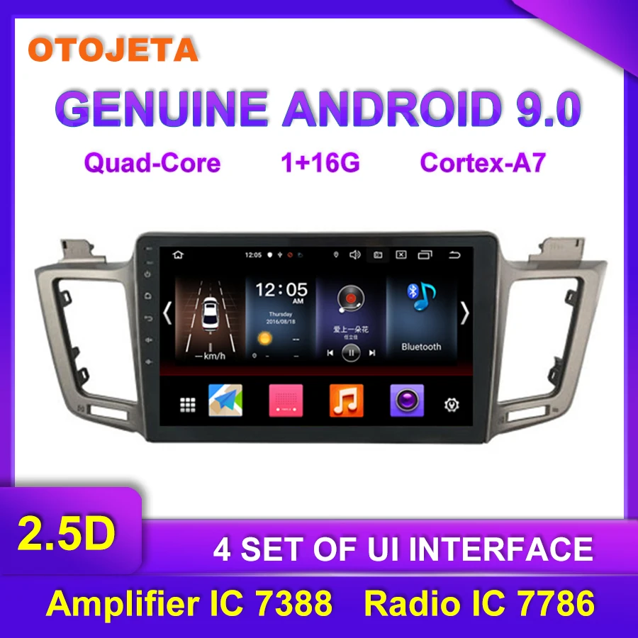 Factory direct sales OTOJETA Android 9.0 Car Multimedia Radio For Toyota RAV4 2013 2014 Car Video tape recorder GPS Navigation
Factory direct sales OTOJETA Android 9.0 Car Multimedia Radio For Toyota RAV4 2013 2014 Car Video tape recorder GPS Navigation