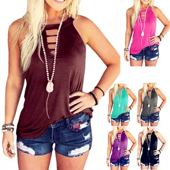 Sexy Women 2020 Summer Cotton Casual Boho Patchwork Hole Strap Plus Sizes Tank Tops Female Cotton Vest Ladies Shirt Camis
Sexy Women 2020 Summer Cotton Casual Boho Patchwork Hole Strap Plus Sizes Tank Tops Female Cotton Vest Ladies Shirt Camis