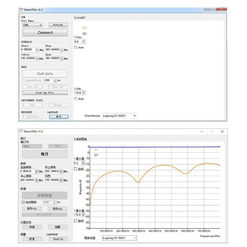 Nanovna 50-900MHz Antenna Analyzer Vector Network Analyzer Shortwave MF HF VHF 831F
Nanovna 50-900MHz Antenna Analyzer Vector Network Analyzer Shortwave MF HF VHF 831F