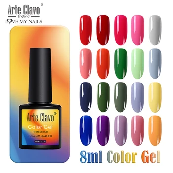 Arte Clavo Summer 8ml Gel Polish Set UV Vernis Semi Permanent Primer Top Coat LED Gel Varnish Nail Art Manicure Gellack Polishes
Arte Clavo Summer 8ml Gel Polish Set UV Vernis Semi Permanent Primer Top Coat LED Gel Varnish Nail Art Manicure Gellack Polishes