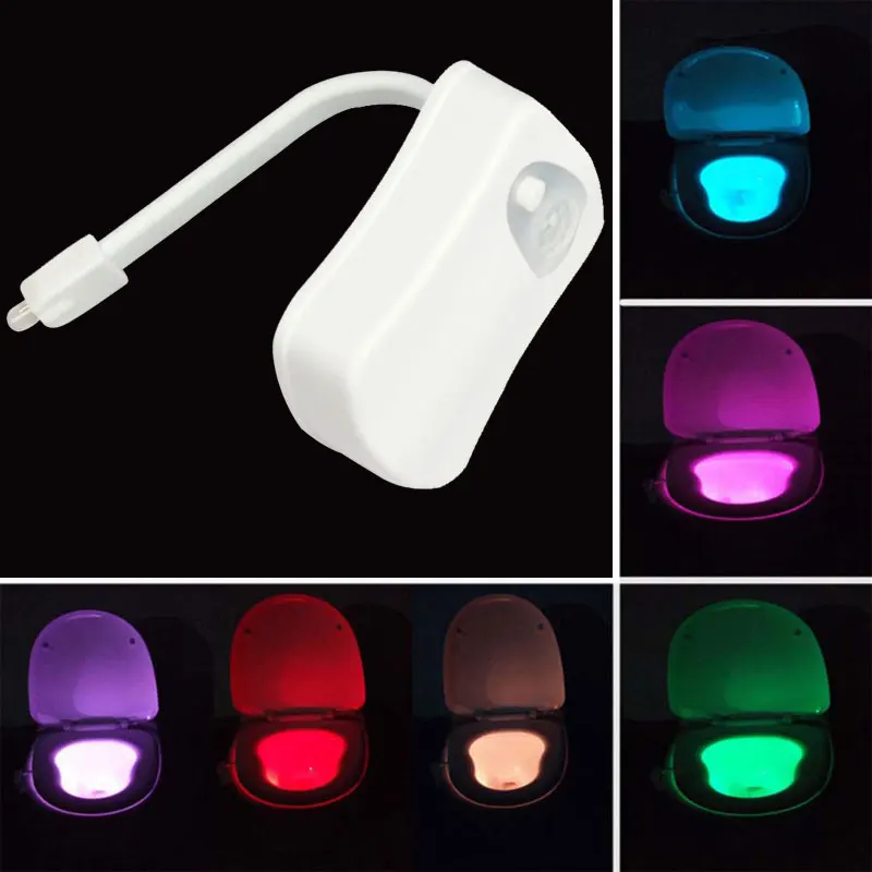 WC Toilet Light PIR Sensor Toilet Seat Night Light Intelligent Motion Sensor Bathroom LED 8/16 Colors Automatic Backlit
WC Toilet Light PIR Sensor Toilet Seat Night Light Intelligent Motion Sensor Bathroom LED 8/16 Colors Automatic Backlit