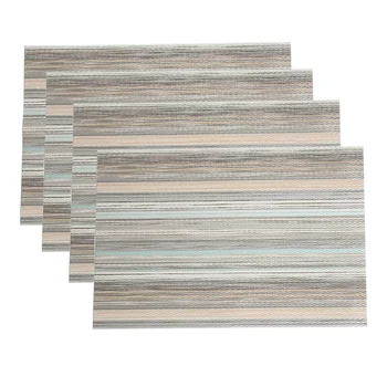 4 Pcs Elegant PVC Non-Slip Placemat Waterproof Oil-Proof Table Mat Tableware Eco-Friendly Heat-Resistant Placemats
4 Pcs Elegant PVC Non-Slip Placemat Waterproof Oil-Proof Table Mat Tableware Eco-Friendly Heat-Resistant Placemats