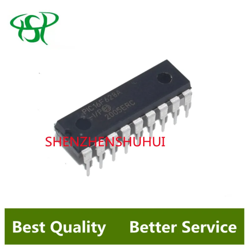 1 PCS PIC16F628A-I/P DIP-18 PIC16F628A PIC16F628 16F628 Flash-Based, 8-Bit CMOS Microcontrollers
1 PCS PIC16F628A-I/P DIP-18 PIC16F628A PIC16F628 16F628 Flash-Based, 8-Bit CMOS Microcontrollers