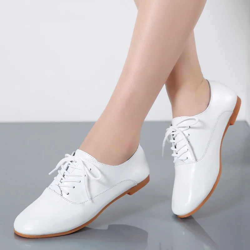 Autumn Women Oxford Shoes Ballerina Flats Shoes Woman Genuine Leather Shoes Moccasins Lace Up Loafers White Shoes Slipony
Autumn Women Oxford Shoes Ballerina Flats Shoes Woman Genuine Leather Shoes Moccasins Lace Up Loafers White Shoes Slipony