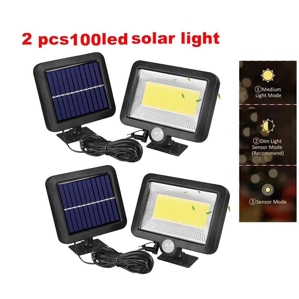 2/4pcs Solar Wall Lights 100/56/30 LED Bright Security Light Motion Sensor Night Emergency Waterproof Outdoor Solar Light split
2/4pcs Solar Wall Lights 100/56/30 LED Bright Security Light Motion Sensor Night Emergency Waterproof Outdoor Solar Light split