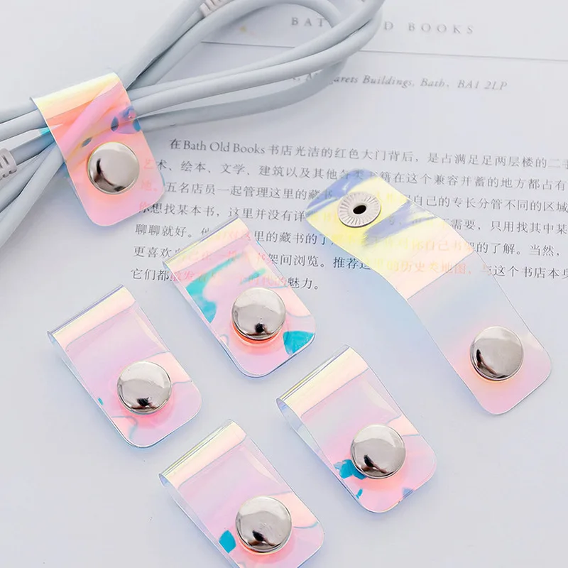 4pcs Transparent Laser Cable Clip Holder Button Storage PVC Wire Line Bundle Winder Finishing Cable Desktop Winder Fixer Cord
4pcs Transparent Laser Cable Clip Holder Button Storage PVC Wire Line Bundle Winder Finishing Cable Desktop Winder Fixer Cord