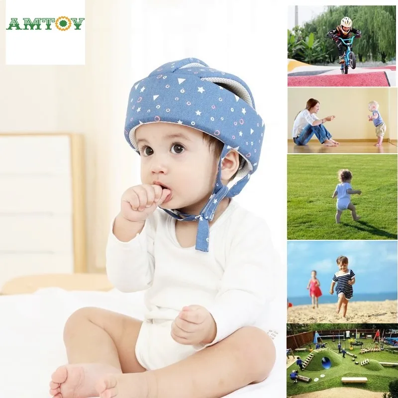 AMTOY Baby Helmet Anti Collision Protection Head Walking Creeping Hat Sports Protector Holiday Birthday Christmas Gift
AMTOY Baby Helmet Anti Collision Protection Head Walking Creeping Hat Sports Protector Holiday Birthday Christmas Gift