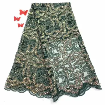 Latest African Dry Lace Fabrics 2019 High Quality French Mesh Lace Fabric With Sequins For Nigerian Party Wedding Sew
Latest African Dry Lace Fabrics 2019 High Quality French Mesh Lace Fabric With Sequins For Nigerian Party Wedding Sew