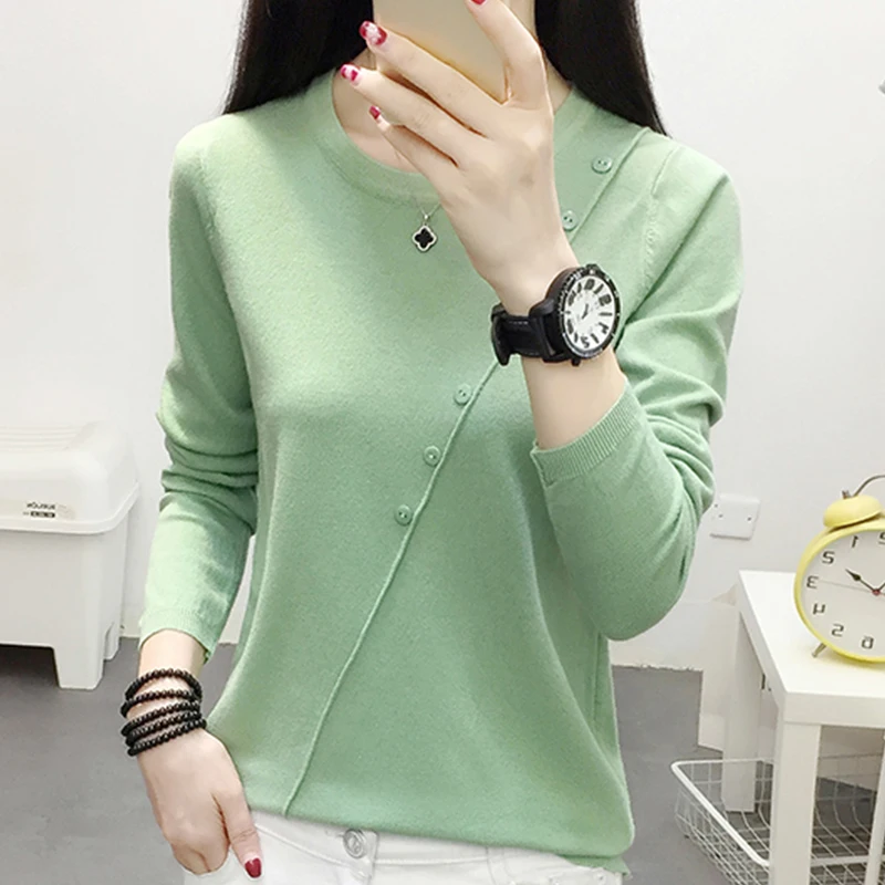 shintimes Pull Femme Korean Fashion Knitted Sweater 2020 Autumn Winter Woman Sweaters Button Pullover Women Long Sleeve Sweaters
shintimes Pull Femme Korean Fashion Knitted Sweater 2020 Autumn Winter Woman Sweaters Button Pullover Women Long Sleeve Sweaters