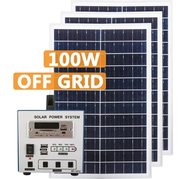 High efficiency solar power system home 100w
High efficiency solar power system home 100w