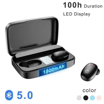 BEESCLOVER W2S Dual Earphone TWS Bluetooth 5.0 Wireless Stereo Earbuds 1800mAh Sports Earphone LED Digital Power Display d48
BEESCLOVER W2S Dual Earphone TWS Bluetooth 5.0 Wireless Stereo Earbuds 1800mAh Sports Earphone LED Digital Power Display d48