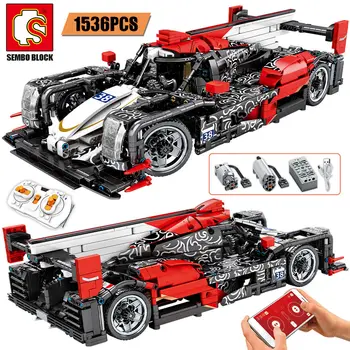 SEMBO City RC/non-RC Racing Car Model Building Blocks Technic Remote Control Vehicle Sportscar DC MOC Bricks Gifts Toys for Boys
SEMBO City RC/non-RC Racing Car Model Building Blocks Technic Remote Control Vehicle Sportscar DC MOC Bricks Gifts Toys for Boys