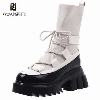 Prova Perfetto 2020 Genuine Leather Women Concise Mid-calf Boots Round Toe Slip-on Solid Color Breathable Non-Slip Casual Shoes
Prova Perfetto 2020 Genuine Leather Women Concise Mid-calf Boots Round Toe Slip-on Solid Color Breathable Non-Slip Casual Shoes