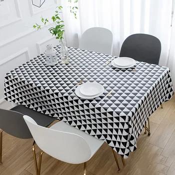Black White Geometric Table Cloth Waterproof PVC Tablecloth Oilcloth Tablecloth Dining Table Cover Kitchen Home Decor Cloth W
Black White Geometric Table Cloth Waterproof PVC Tablecloth Oilcloth Tablecloth Dining Table Cover Kitchen Home Decor Cloth W