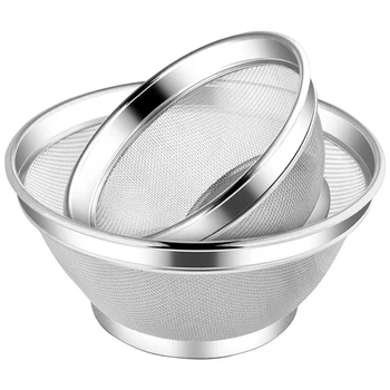 FashionKitchen Upgraded Stainless Steel Colander and Strainer- Unique High Surround Design with 2 Pack Set- 1.9/3.5 Quart
FashionKitchen Upgraded Stainless Steel Colander and Strainer- Unique High Surround Design with 2 Pack Set- 1.9/3.5 Quart
