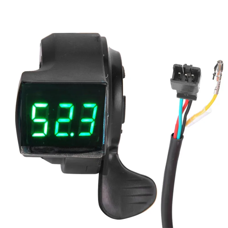 E-Bike Thumb Throttle LCD Digital Battery Voltage Display Switch Electric Vehicle Display Switch Handle Finger Thumb Throttle
E-Bike Thumb Throttle LCD Digital Battery Voltage Display Switch Electric Vehicle Display Switch Handle Finger Thumb Throttle