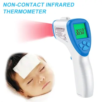 Infrared Digital Non-Contact Forehead Infrared Thermometer LCD Backlight for Infants/ Kids/ Adults Body Temperature Measurement 
Infrared Digital Non-Contact Forehead Infrared Thermometer LCD Backlight for Infants/ Kids/ Adults Body Temperature Measurement