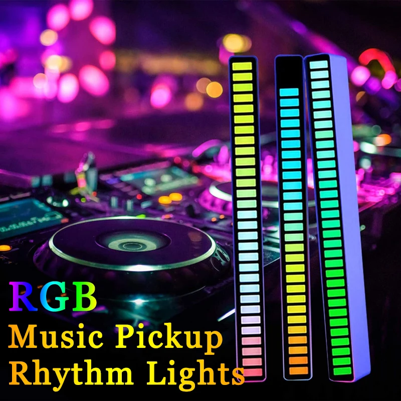 32-Bit RGB Sound Control Light Voice-Activated Audio Spectrum Pickup Rhythm Lights AGC Automatic Gain Music Decorative Lights
32-Bit RGB Sound Control Light Voice-Activated Audio Spectrum Pickup Rhythm Lights AGC Automatic Gain Music Decorative Lights